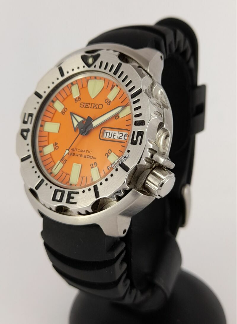 Montre plongeuse Seiko Monster de circa 2010 reference 7S26-0350