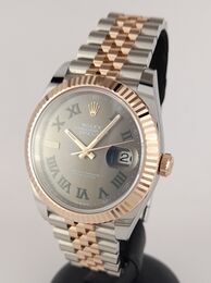 Rolex datejust 41 everose wimbledon 10-2020