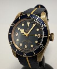 Tudor black bay bronze blue 2018