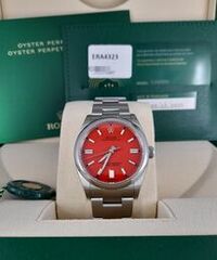 Rolex oyster Perpetual 36 rouge corail 2020
