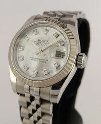 Rolex DateJust lady nacre diamants 2005