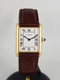 Cartier tank Or jaune