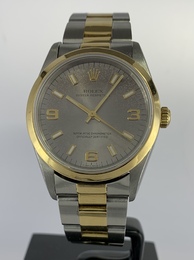 Rolex oyster perpetual gris 1997