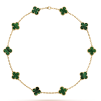 Collier Van Cleef & Arpels Vintage Alhambra 10 motifs