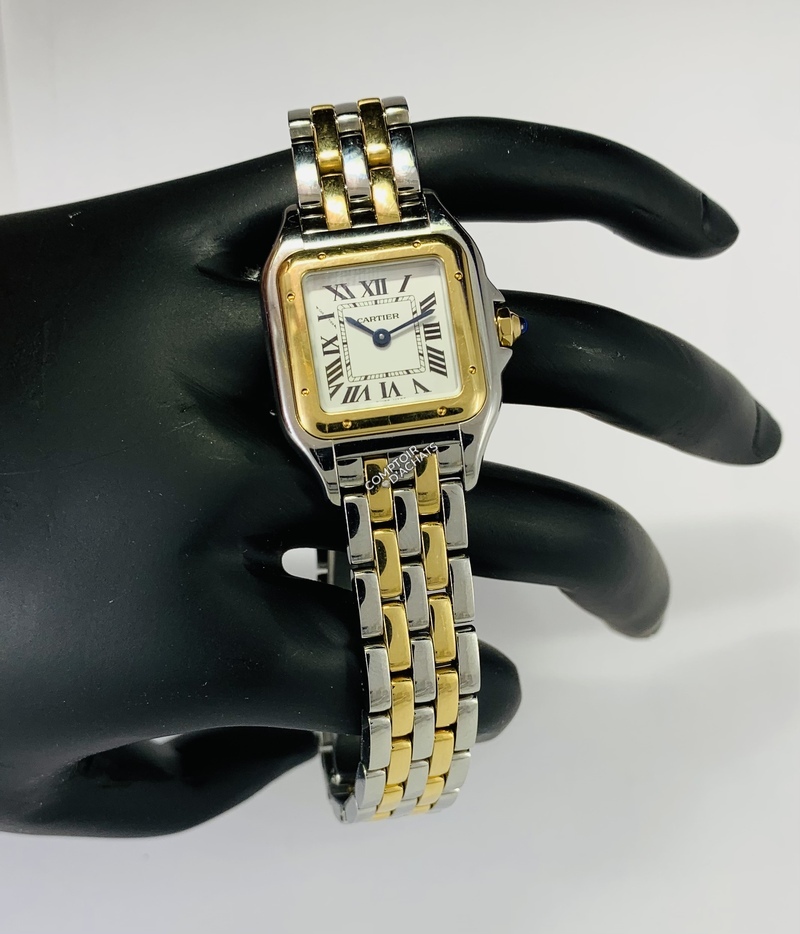 Montre Cartier panth re nouveau mod le or acier 2 lignes or de