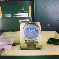 Rolex datejust 41 blue 2010