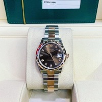 Rolex datejust chocolate diamants 2020