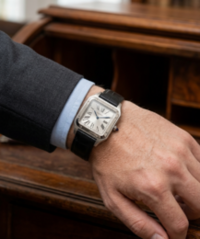 Cartier Santos Dumont Mod&egrave;le Large LM Set Complet 2024