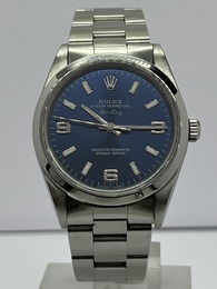 Rolex air King bleu B & P 1997