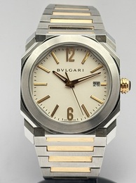 Bulgari Octo Solotempo Or rose Acier 39 Circa 2016