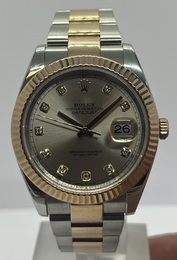 Rolex Datejust Everose 41mm Diamant 2020