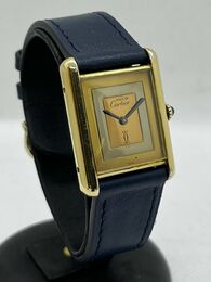 Cartier tank vermeil trinité mécanique circa 1990