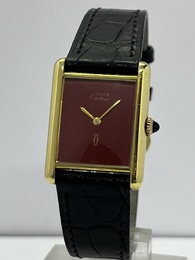 Cartier tank must Bordeaux Circa 1980