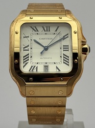 Cartier Santos Or Jaune B&P neuve de stock 2022