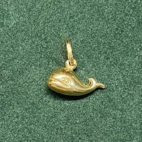 Médaille Pendentif Baleine or jaune 18 ct Poids 1.00 g