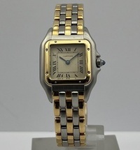 Cartier Panthere Or & Acier 3 rangées 1990