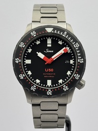 Sinn Diving Watch U50 Stainless Black Dial 41 Set Complet 2024