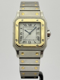 Cartier Santos Galbée Bicolore circa 1990