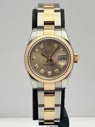 Rolex Lady-Datejust Or rose Acier Diamants Set Complet 2011