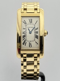Cartier Tank Am&eacute;ricaine Or Jaune 18k circa 2000