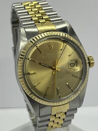 Rolex Datejust or et acier 36 cadran Sigma 1977