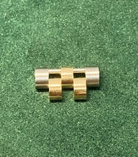 Maillon original Rolex Jubilé or et acier 15,5mm