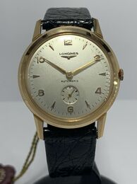 Longines or rose automatique NOS circa 1950