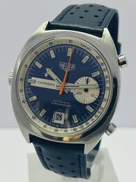 Heuer Carrera blue Circa 1970