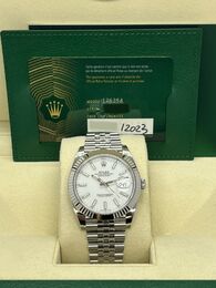 Rolex Datejust 41 B&P NEW WHITE 2023