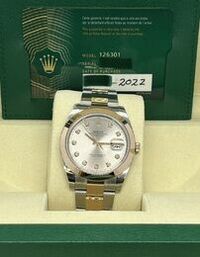 Rolex Datejust 41 B&P 2022 Everose diamants 2022