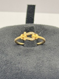 Bague Fred Force 10 PM Or jaune Diamants