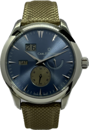 BIGDATE MANERO PERIPHERAL cadran bleu clair 2023