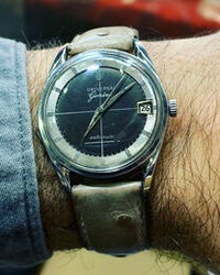 Universal Gen&egrave;ve Polerouter Microrotor circa 1960